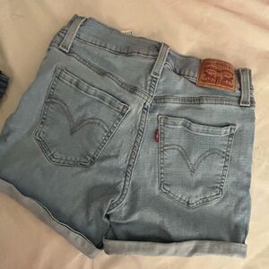 Levi’s mid length shorts